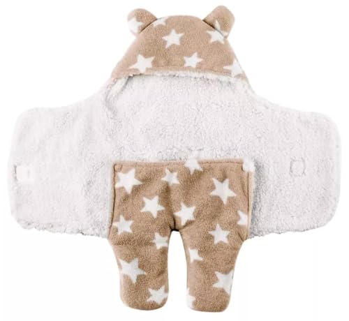 Image of BRANDONN Baby Blanket Newborn Gift Pack of Swaddle Wrapper, 0-9 Months, Length 68 cm x Width 68 cm
