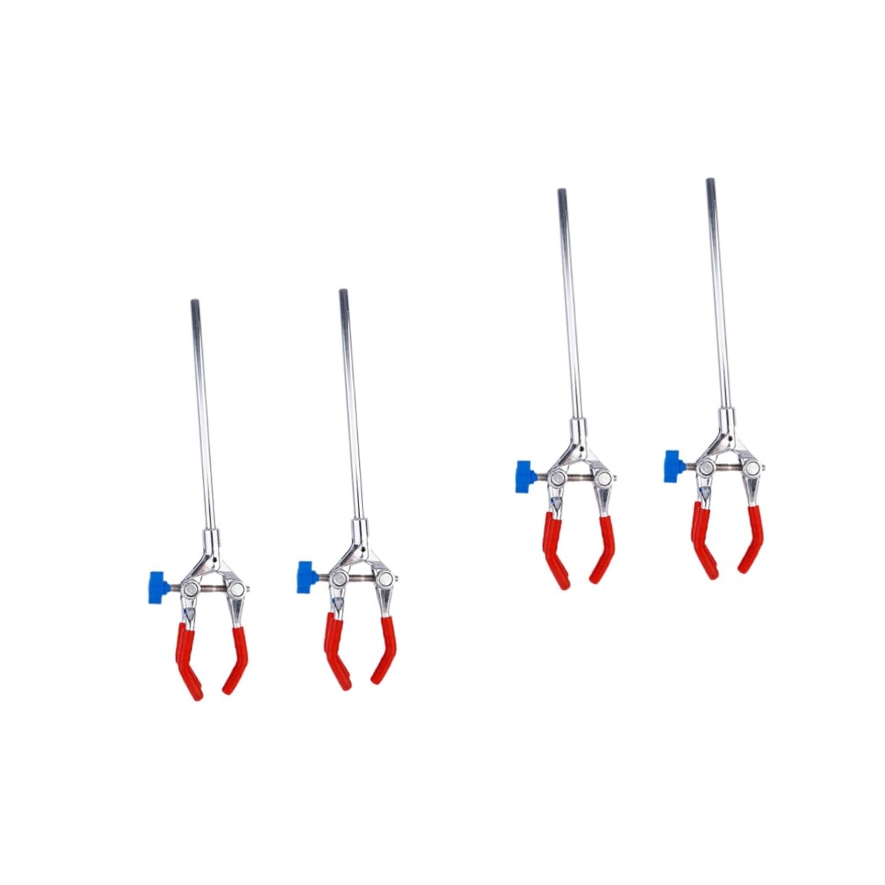 iplusmile 4pezzi Pinza Regolabile Acciaio Inossidabile Per Provetta Per Laboratorio Clip Leggera e Compatta Per Flaconi e Provette Strumento Pratico Per Esperimenti Scientifici