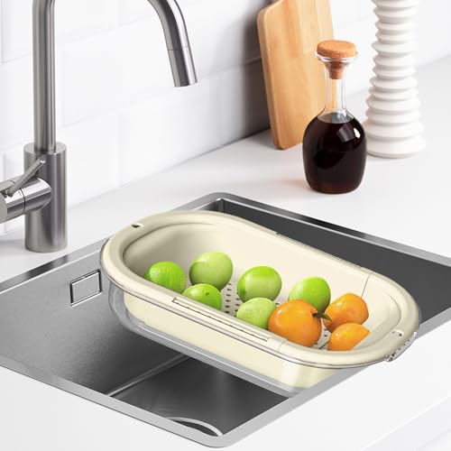 Passoire pour évier panier de cuisine rétractable pour simplifier le lavage