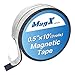 Price comparison product image MagX Magnetic Tape with Adhesive 1.3 cm×3 m (3 Rolls), Ultra Thick 1.5mm, Magnetic Strip with Self Adhesive, Flexible Magnetic Roll Tape, Peel and Stick, Anisotropic Strong Magnets, Office Supply