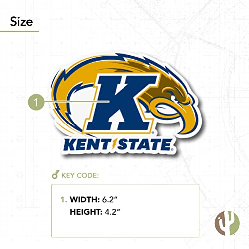 Kent-State-University-KSU-Golden-Flashes-Design-Sticker-Vinyl-Decal-Laptop-Water-Bottle-Car-Scrapbook-Sticker-IND-2