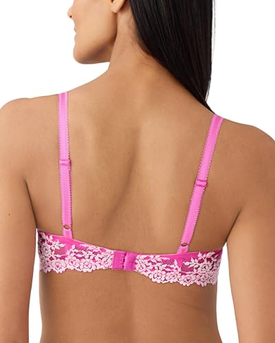 Image of Wacoal Womens Embrace Lace Lightly Padded Underwire Mid Coverage T-Shirt Bra, 853191
