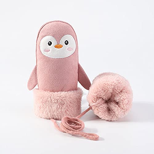 Guantes de invierno para niños ideales para esquí y juegos en la nieve rojos 3
