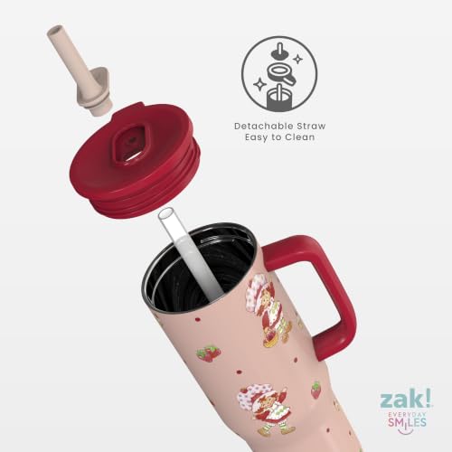 Image of Zak Designs Strawberry Shortcake 30 oz Spill-Proof Insulated Travel Tumbler