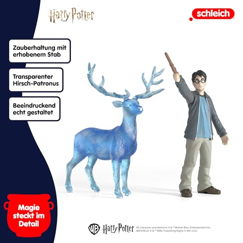 Schleich 42680 Harry Potter E Patronus, Da 6 Anni, Wizarding World - Figura, 16 X 11 X 18 Cm - 3