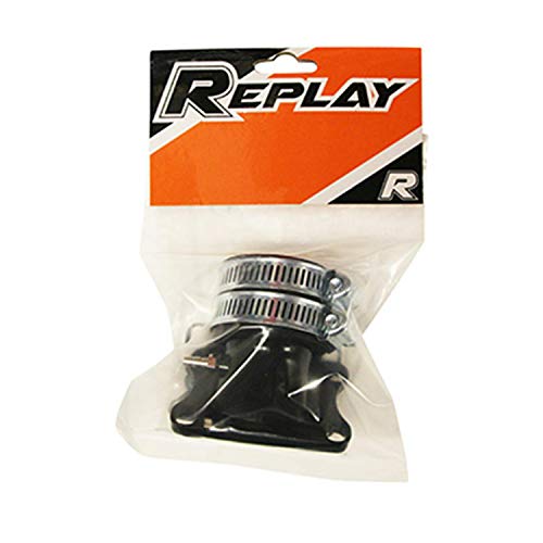 Tobera de admisión de aluminio Replay para motor Minarelli AM6 con carburador PHBG