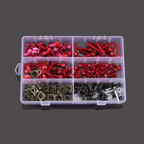 Vis carénage moto alu rosso pour S1000RR R1200S boulons kit de fixation universel