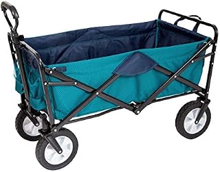 MacSports Classic Collapsible Folding Outdoor Utility Wagon | Heavy Duty Cart w/Wheels