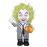 Gemmy Stylized Beetlejuice Halloween Greeter, Multi