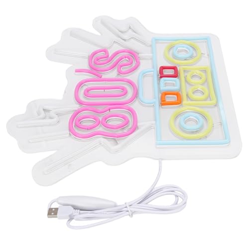 Neon LED Retro Años 80 con Brillo Regulable para Mitigar Luz Estridente 6