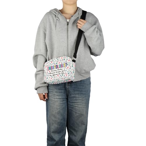 MNIGIU Funny Embryologist Gift Embryology Crossbody Bag for Fertility Specialist IVF Nurse4
