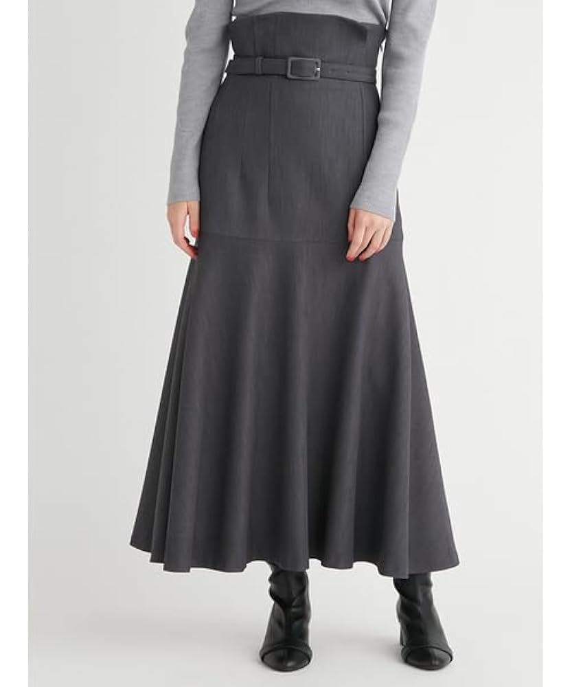 タグ付未使用✨セルフォード ハイウエストツイル スカート ベルト付 フレア 黒 Amazon.co.jp: [セルフォード] スーパーハイウエストツイル