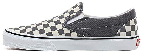 Vans Vans Unisex Classic Slip-On (Checker) Pewter/True White Size 14.5 Women/13 Men
