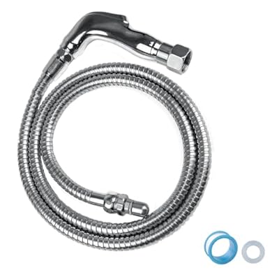 WodGod 59 Inch Metal Camper/RV Tank Flexible Swivel Stick Rinser, RV Toilet Treatment, Black Sewer Holding Tank Water Flush Cleaner, Long and Powerful Black Tank Rotary Cleaning Action