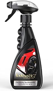Exklusiv Chemie® Carnauba Wosk w sprayu, wosk w sprayu do samochodu, lakier samochodowy do połysku i ochrony, lakier na wysoki połysk, wosk samochodowy, uszczelka ceramiczna, 500 ml