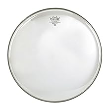 18" diameter Made with two free-floating plies of 7-mil Mylar The brightest sounding multi-ply heads and most durable of the classic clear WeatherKing series Snare/tom batter drum head
