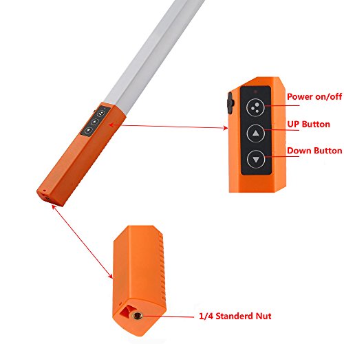 Palmare portatile ricaricabile LED telecamera
