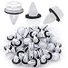 Lucywey 100 Pezzi Rivetti in Plastica per Auto Porta Pannello Clip Clip Fissaggio Pannelli Auto Universali per Il Rivestimento del Pannello Della Portiera, Interni per Auto