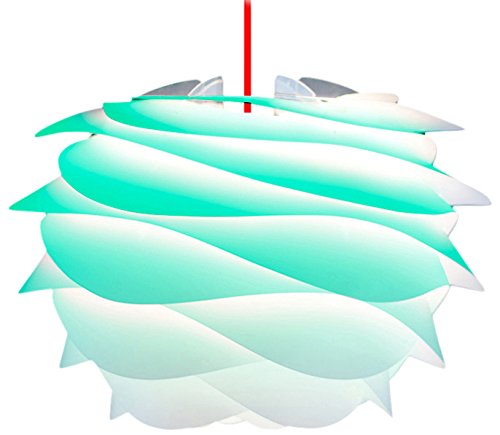 ヴィータ 北欧デンマーク ペンダントライト カルミナ ミニ 1灯タイプ セード:ターコイズ/コード:レッド 電球別売 02059-RD エルックス