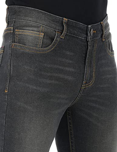 Image of INKD Men's Stretchable Regular Fit Contrast Stitch Jeans