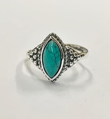 VIE Harlequin Marquise Cluster Ring, Turquoise