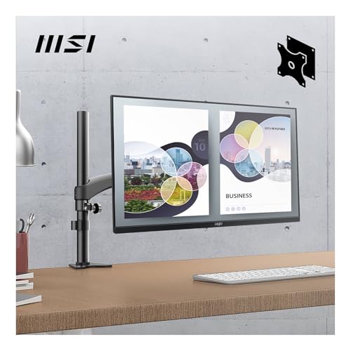Image of MSI PRO MP245V 23.8 Inch Full Hd LCD Office Monitor - 1920 X 1080 Va Panel, 100 Hz, Eye-Friendly Screen, VESA Mountable, Display Kit Support, Tilt Adjustable - HDMI 1.4, D-Sub