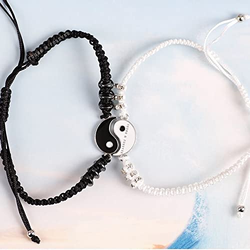 Image of Young & Forever Gift Fashion Long Distance Touch Gold Silver Rose Gold Couples Friendship Best Friend hand Couple matching Mens Magnetic Magnet bracelets for Women /Girls Silver bracelet for Men /Boys
