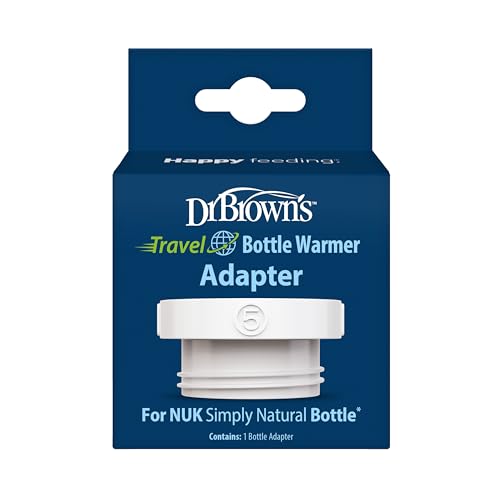 Image of Dr. Brown's Travel Bottle Warmer Adapter for Nuk Baby Bottles, Portable, BPA Free