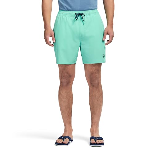 IZOD Men's Swim Trunks with Comfort Liner Saltwater Performance Upf50 Stretch Swimsuit 6