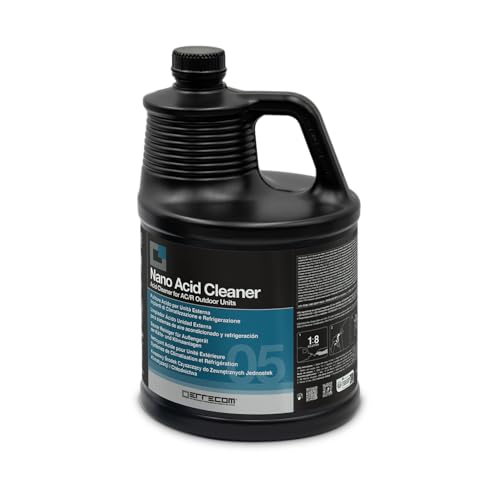 Errecom Nano Acid Cleaner, Nettoyant Acide pour Unité Extérieure des Systèmes de Climatisation et Réfrigération, Formule Concentrée, 5 L