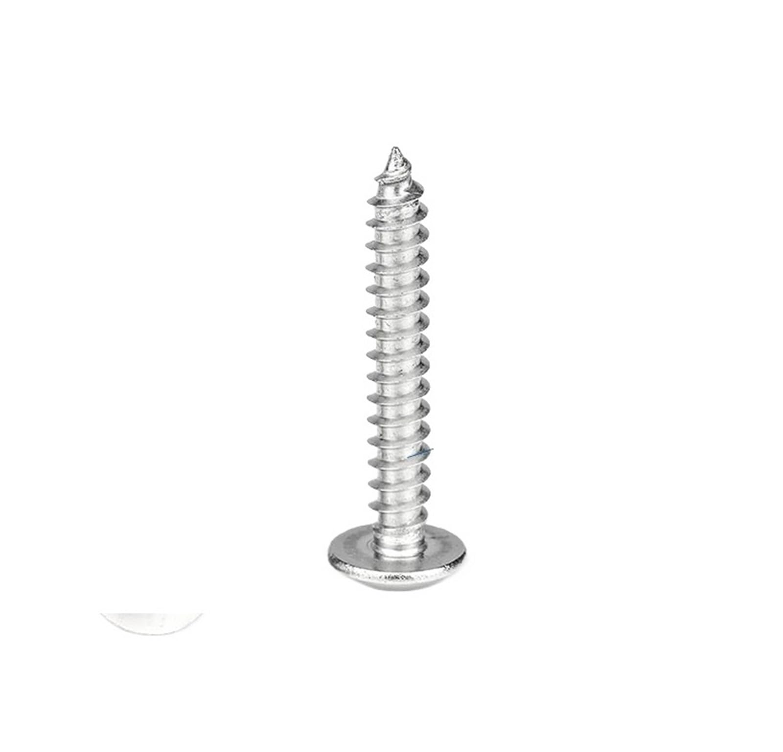 M3 M4 M5 M6 Stainless Steel Phillips Truss Head Self Tapping Screws Kit(M6 81pcs)