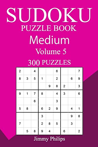 300 Medium Sudoku Puzzle Book