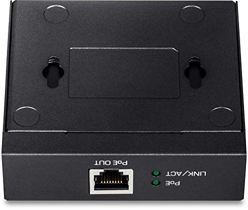 Image of TRENDnet Gigabit PoE+ Repeater /Amplifier, Single Port PoE Power over Ethernet, Extends 100m for Total Distance Up to 200m (656 ft.), TPE-E100 (Renewed)