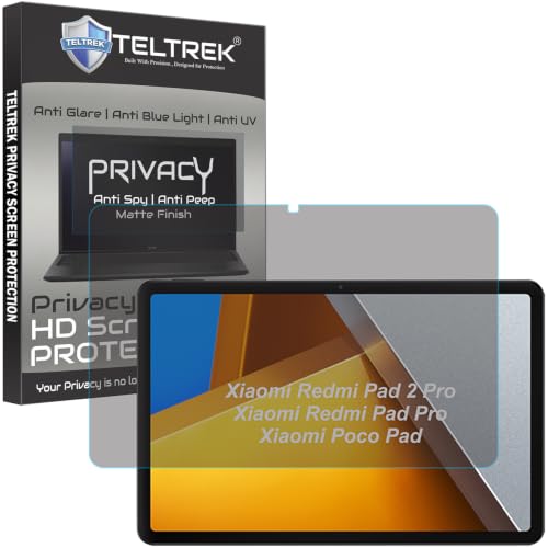 Image of Privacy Matte Anti Peep Screen Guard Compatible With Xiaomi Redmi Pad Pro /Redmi Pad2 Pro /Poco Pad /Poco Pad M1 Tab (12.1 inch Inch Tablet) Screenguard Not a Tempered Glass Screen Protector