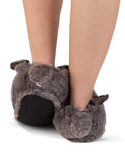 Image of Lazy One Animal Critter Slippers for Kids and Adults, Cute and Cozy Slippers