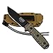 ESEE 4P Survival Fixed Blade Knife, OEM Sawtooth Handle Design, Coyote Brown Sheath