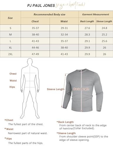 Pj Paul Jones Mens Sweater Crewneck Knit Tops Basic Stylish Casual Fall Pullover Sweater For Mens Sweatshirt Wool Sweater Men Camel M thumb #5