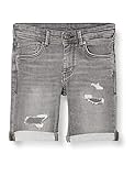 Short en sweat denim Teddy Smith Scotty 3 JR Sweat Denim Shorts en Jean, Grey, 8 Ans Garçon