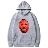 XFICSD Sudadera con Capucha Pharrell Williams Sudadera con Estampado De Dibujos Animados, Chaqueta De Moda, Sudadera Holgada De Manga Larga con Capucha Informal para Hombres Y Mujeres-Blue||XS