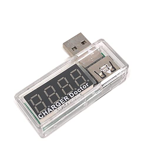 usb チェッカー、 スマートエレクトロニクスデジタル USBモバイル充電電流電圧テスターメーターミニ USBチャージャードクター電圧計電流計 、小型 持ち歩き 精密機器(2)