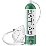 EVOLVE 35-Liter Pure Oxygen Canister with Mask and Tube | Portable Oxygen Can | Ideal for Home Use and Outdoor Activities | Designed by Firefighters | Made in the USA | Pack of 1