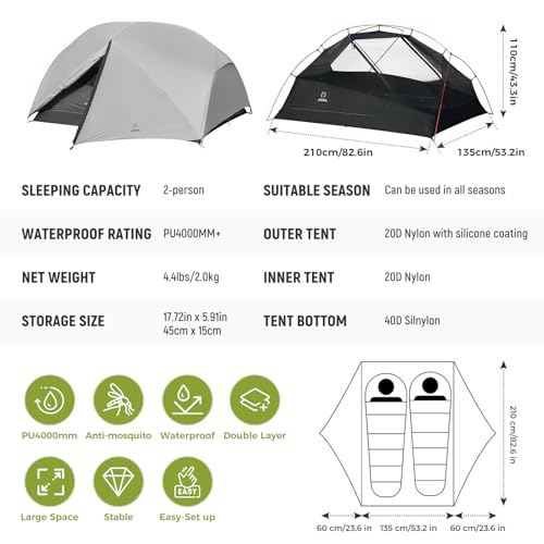ATEPA Voyage 2-Person Ultralight Tent