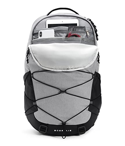 Image of The North Face Borealis Commuter Laptop Backpack, Meld Grey Dark Heather /TNF Black, One Size