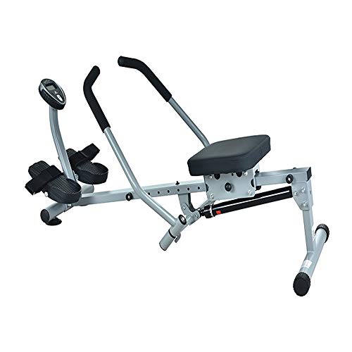 Image of Fitness Equipment Rowing Machines, Rowing Machine,12 Level Adjustable Resistance,Foldable,Double Paddle Hydraulic Rowing Trainer,Silent Small Fitness Equipment,for House Use
