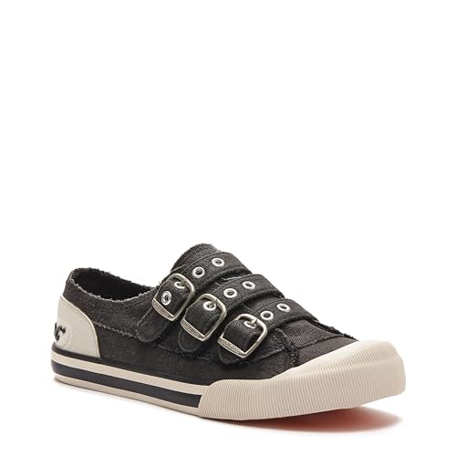 Rocket Dog Women's JOLISSA Fashion Sneaker, Black, 8 M US
