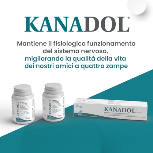 Aurora Biofarma Kanadol Paste 30 Gramm - Ergänzungsfuttermittel für die Normale Funktion des Nozizeptivsystems - Geeignet für Hunde und… – Ansicht 3