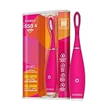 FOREO ISSA 4 Smile Sonic Toothbrush - Compact & Travel Suitable, 4-in-1 Hybrid Brush Head, Removes Plaque, Long Battery Life (265 Days), Brush Head Change Every 6 Months
