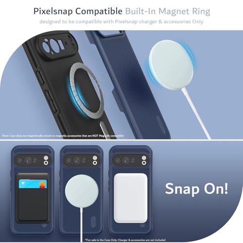 Image of TUDIA MergeGrip Magsafe Compatible for Pixel 10 Pro XL Case - Indigo Blue