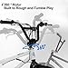 HH HILAND 20 inch Freestyle Kids BMX Bike, Beginner-Level to Advanced Riders with 360 Degree Gyro & 4 Pegs, Kids' Bicycles for Boys, Girls, White