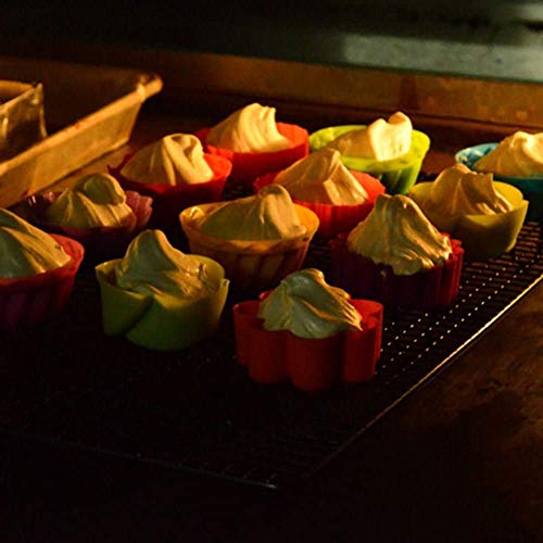 AMERTEER Nonstick Cooling Racks For Cooking And Baking | Wire Rack For Baking Sheet, Baking Rack For Oven Cooking, Heavy Duty 100% Stainless Steel Cookie Cooling Racks | 46 x 26 cm Fits Jelly Roll Pan